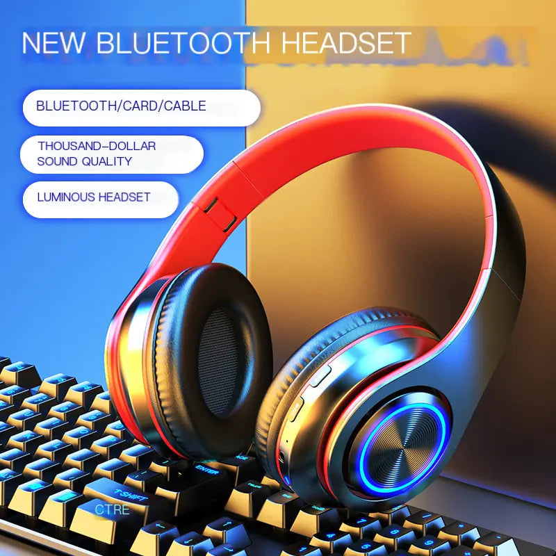 B39 Bluetooth Head-Mounted Folding Gaming Headset