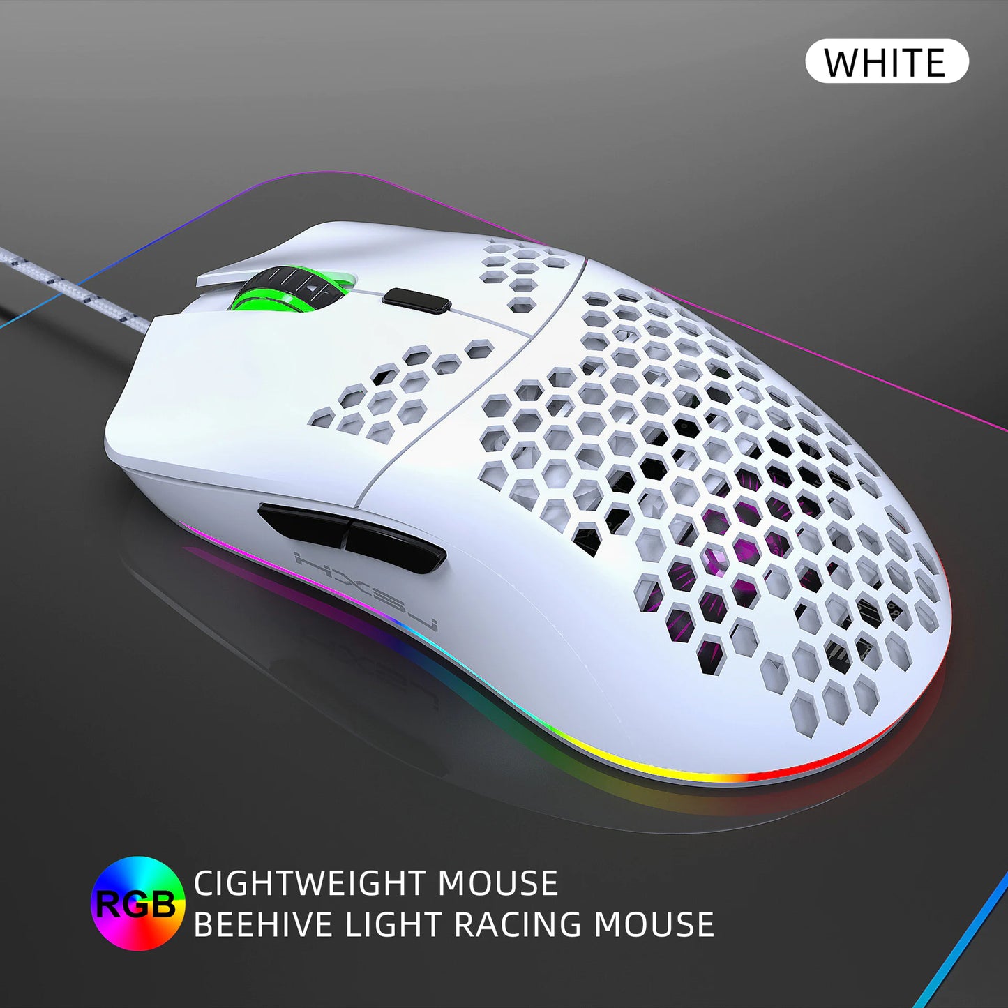 RGB Honeycomb Gaming Mouse