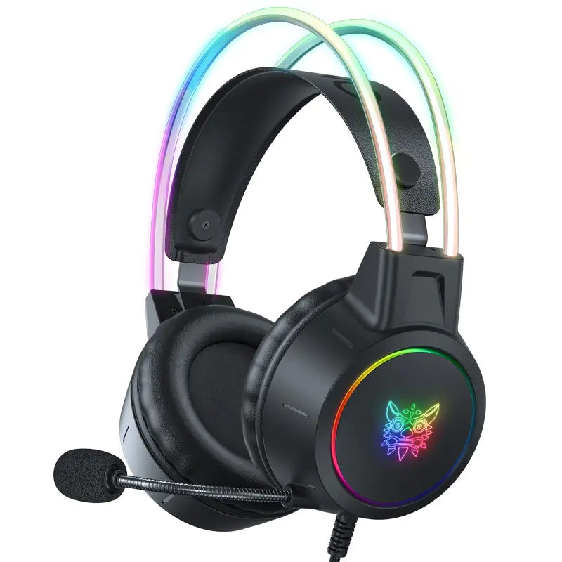 X15 PRO Double-Head Gaming Headphones with RGB