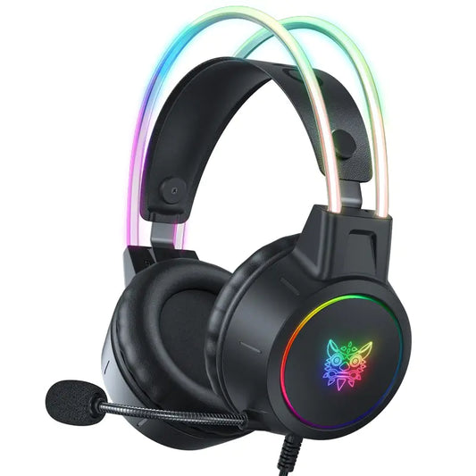 X15 PRO Double-Head Gaming Headphones with RGB