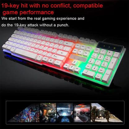 ReddyKai R260 RGB Backlit USB Wired Gaming Keyboard