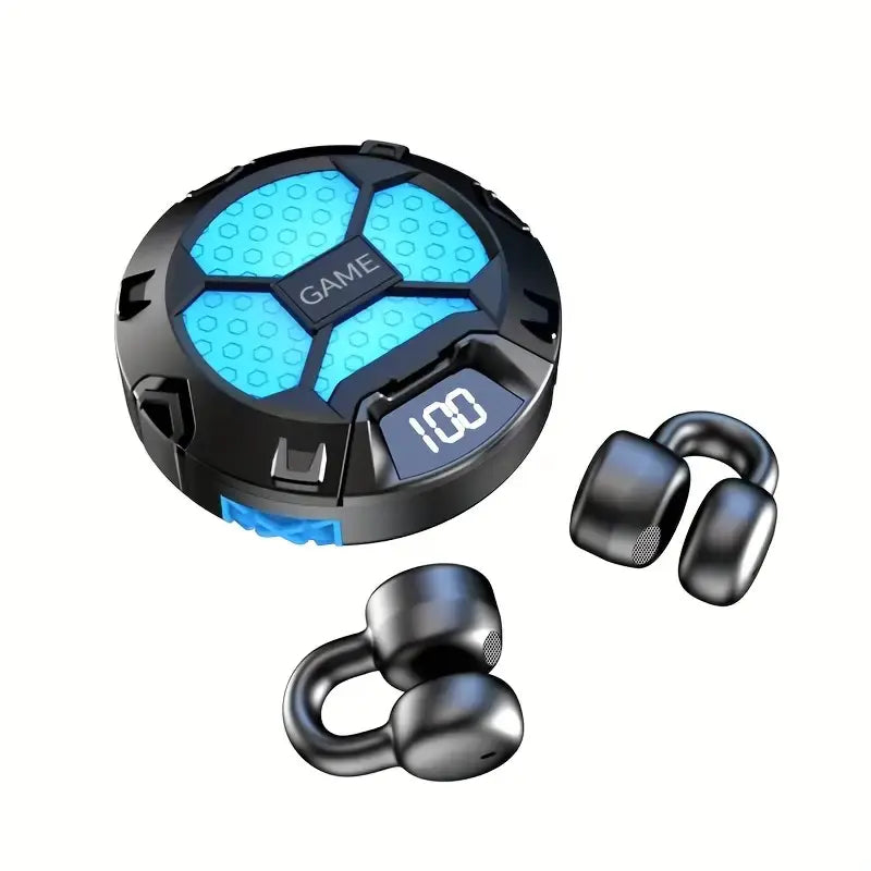 Wireless Esports Gaming Headset with Digital Display